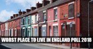 Worst place to live in England poll 2018