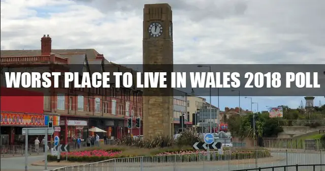 Worst place to live in Wales 2018 poll