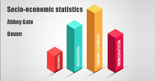 Socio-economic statistics for Abbey Gate, Devon