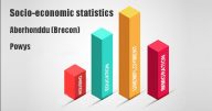 Socio-economic statistics for Aberhonddu (Brecon), Powys
