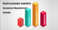 Socio-economic statistics for Aberpennar (Mountain Ash), Rhondda, Cynon, Taff