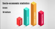 Socio-economic statistics for Acton, Wrexham