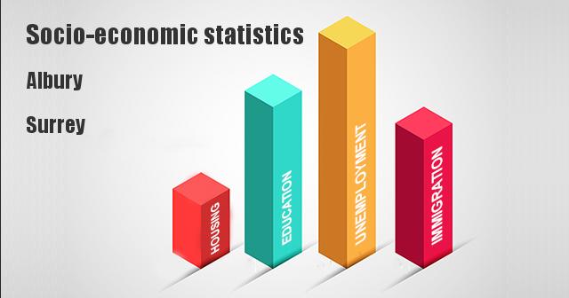 Socio-economic statistics for Albury, Surrey