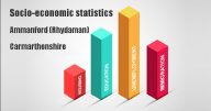 Socio-economic statistics for Ammanford (Rhydaman), Carmarthenshire