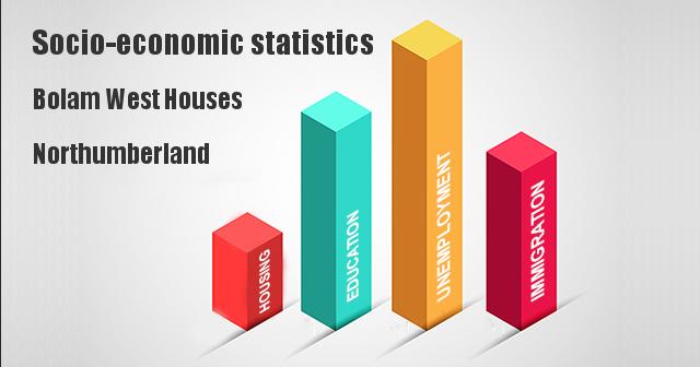 Socio-economic statistics for Bolam West Houses, Northumberland