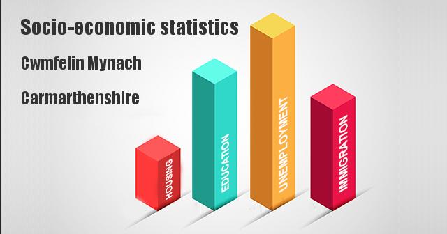 Socio-economic statistics for Cwmfelin Mynach, Carmarthenshire