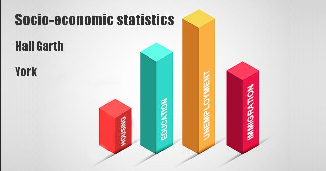 Socio-economic statistics for Hall Garth, York