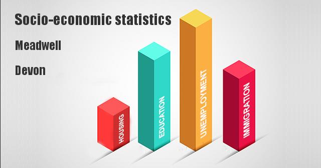 Socio-economic statistics for Meadwell, Devon