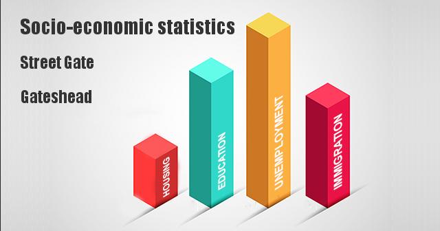 Socio-economic statistics for Street Gate, Gateshead